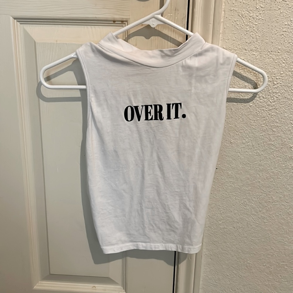 White and black tank